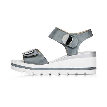 Босоножки  Remonte  синий  кожа F-80714 фото в интернет-магазине | Omadey.ru