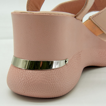 Босоножки  Dakkem  пудра  кожа F-90503 фото в интернет-магазине | Omadey.ru