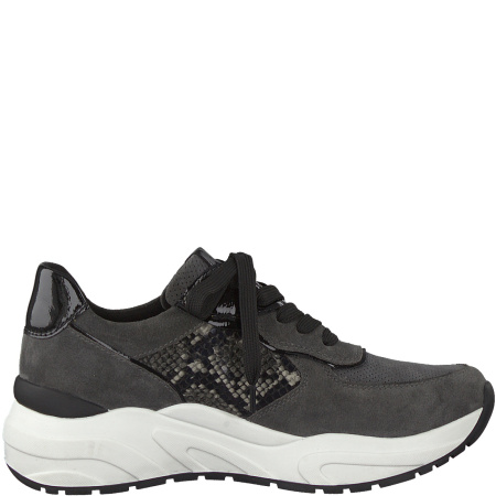 Кроссовки  женские Marco Tozzi  серый  кожа Z-90279 фото в интернет-магазине | Omadey.ru