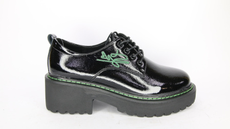 Туфли  Bonavi  черный  кожа Z-100189 фото в интернет-магазине | Omadey.ru