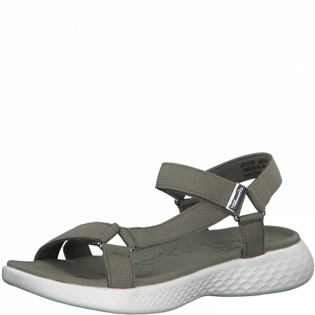 Сандалии  Tamaris  серый  текстиль F-90998 фото в интернет-магазине | Omadey.ru