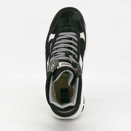 Ботинки  Crosby  черный  замша искусств. Z-8836 фото в интернет-магазине | Omadey.ru