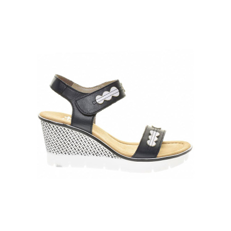 Босоножки  Rieker  черный  кожа/кожа искусств. F-7662 фото в интернет-магазине | Omadey.ru Босоножки  Rieker  черный  кожа/кожа искусств. F-7662 фото в интернет-магазине | Omadey.ru