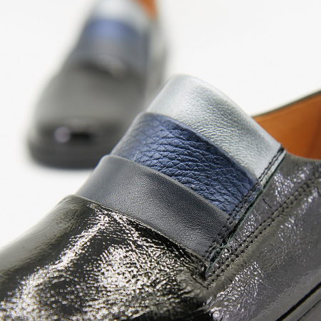 Туфли  Romer  черный  кожа лаковая F-90671 фото в интернет-магазине | Omadey.ru