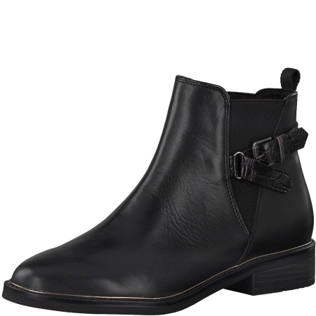 Ботинки  S.Oliver  черный  кожа Z-90270 фото в интернет-магазине | Omadey.ru