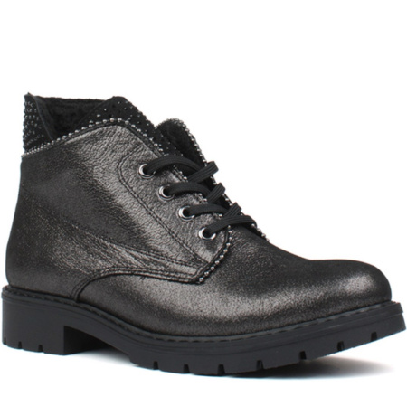 Ботинки  Rieker  черный  кожа/кожа искусств. Z-89150 фото в интернет-магазине | Omadey.ru
