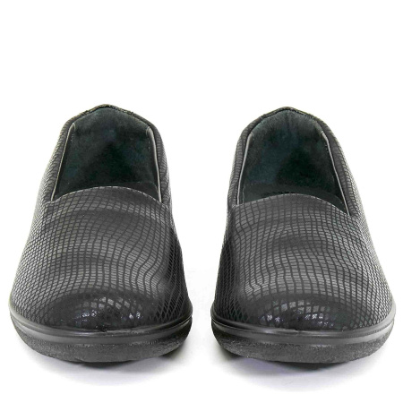 Туфли  Esse  черный  кожа F-80031 фото в интернет-магазине | Omadey.ru