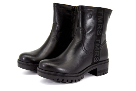 Полусапоги  Tamaris  черный  кожа Z-8226 фото в интернет-магазине | Omadey.ru