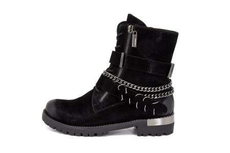 Ботинки  Betsy  черный  нубук искуств. Z-8376 фото в интернет-магазине | Omadey.ru