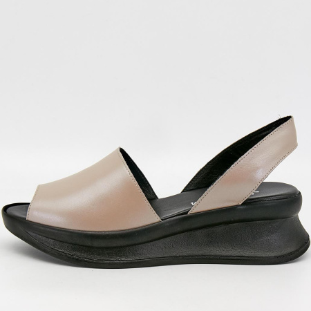 Сандалии  Dakkem  серый  кожа F-90219 фото в интернет-магазине | Omadey.ru