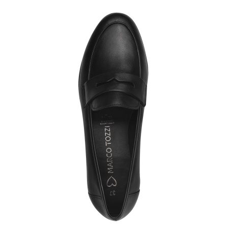 Туфли  Marco Tozzi  черный  кожа Z-400355 фото в интернет-магазине | Omadey.ru