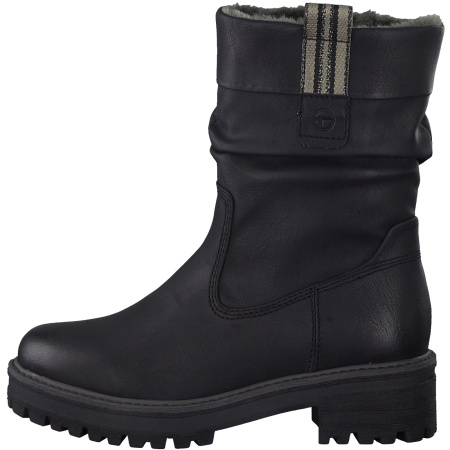 Полусапоги  Tamaris  черный  иск. материал Z-8563 фото в интернет-магазине | Omadey.ru