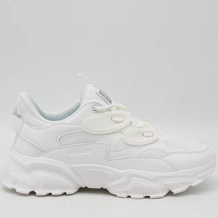 Кроссовки  женские Strobbs  белый  кожа искусств./текстиль F-90398 фото в интернет-магазине | Omadey.ru