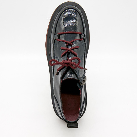 Туфли  Betsy  синий  кожа лаковая искусств. Z-100041 фото в интернет-магазине | Omadey.ru