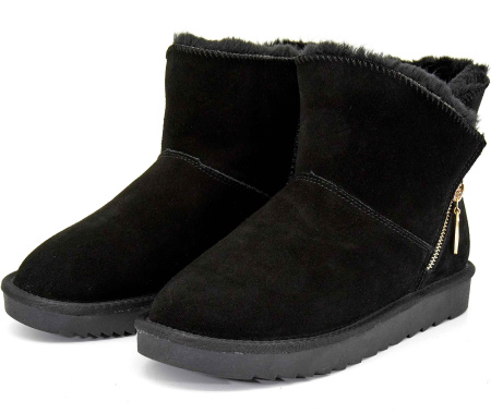 Полусапоги  Keddo  черный  замша Z-8616 фото в интернет-магазине | Omadey.ru