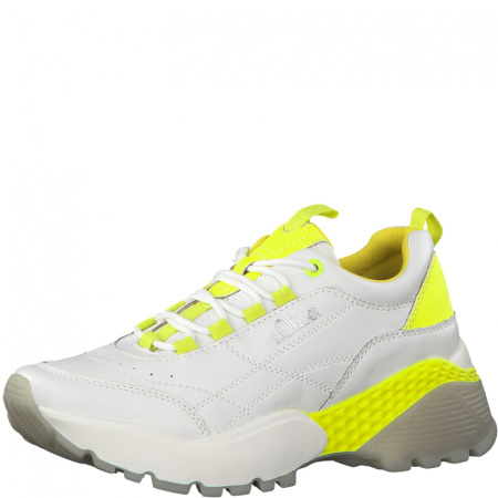 Кроссовки  S.Oliver  белый  иск. материал F-80244 фото в интернет-магазине | Omadey.ru