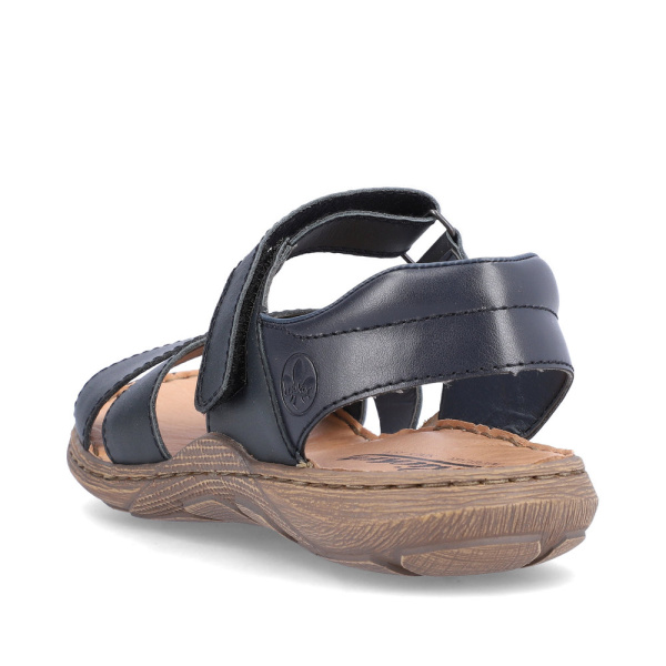 Фото Сандалии  Rieker  синий  кожа/кожа искусств. F-200248