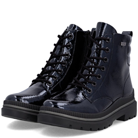 Ботинки  Remonte  синий  кожа искусств. Z-401058 фото в интернет-магазине | Omadey.ru