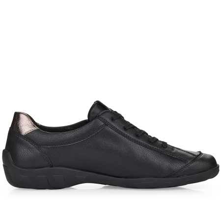 Кеды  женские Remonte  черный  кожа/кожа искусств. F-100332 фото в интернет-магазине | Omadey.ru