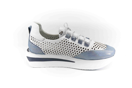 Кроссовки  Derem  белый  кожа F-80226 фото в интернет-магазине | Omadey.ru