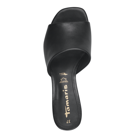 Сабо  Tamaris  черный  кожа F-400905 фото в интернет-магазине | Omadey.ru