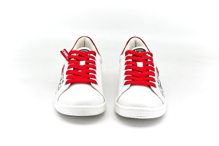 Кеды  Keddo  белый  кожа искусств. F-80583 фото в интернет-магазине | Omadey.ru