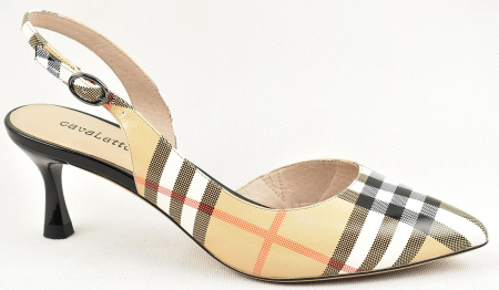 Слингбэки  Cavaletto  бежевый  кожа F-80653 фото в интернет-магазине | Omadey.ru