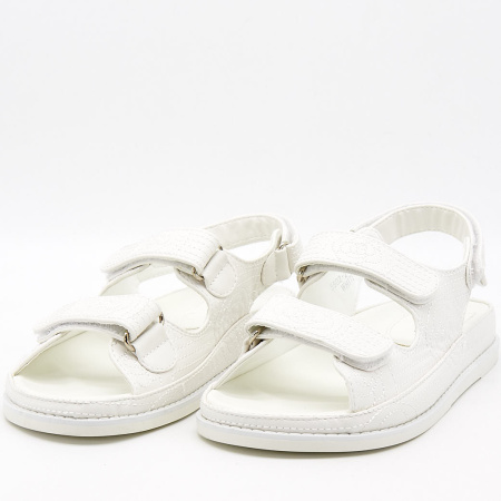 Сандалии  Glam Forever  белый  полиуретан F-91146 фото в интернет-магазине | Omadey.ru