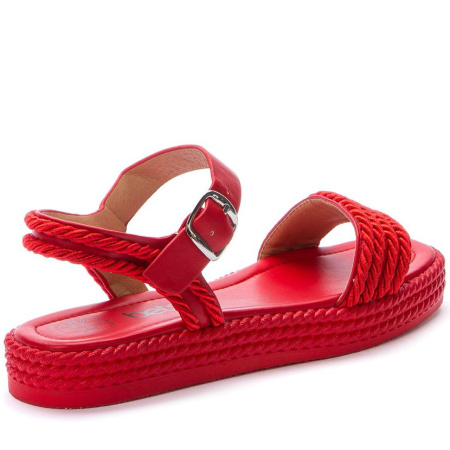 Сандалии  Betsy  красный  кожа искусств. F-90921 фото в интернет-магазине | Omadey.ru
