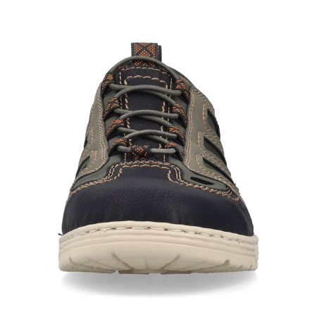 Туфли летние  Rieker  зеленый  кожа искусств./текстиль F-300472 фото в интернет-магазине | Omadey.ru