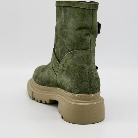 Ботинки  Dakkem  хаки  нубук Z-100400 фото в интернет-магазине | Omadey.ru