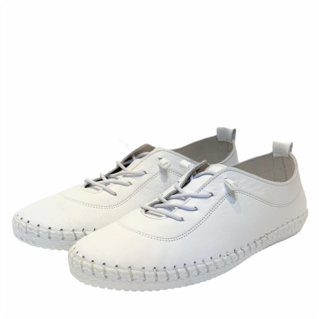 Кеды  женские Rovigo  белый  кожа F-90822 фото в интернет-магазине | Omadey.ru