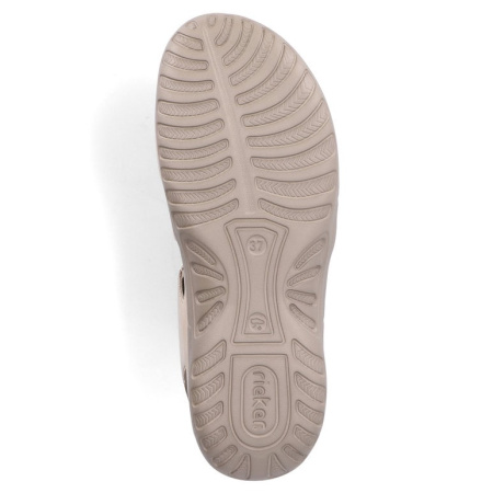 Босоножки  Rieker  бежевый  кожа искусств./текстиль F-400595 фото в интернет-магазине | Omadey.ru