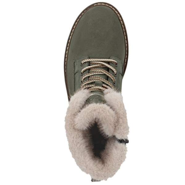 Фото Ботинки  Remonte  зеленый  кожа/кожа искусс. Z-401075