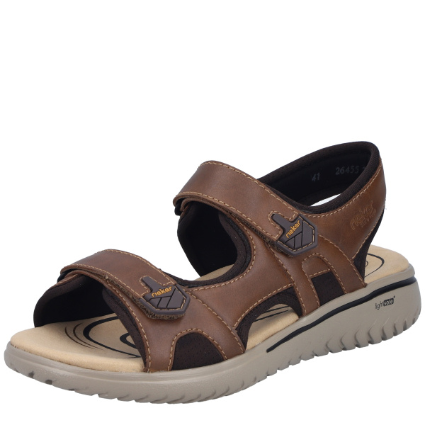 Фото Сандалии  Rieker  коричневый  кожа искусств./текстиль F-401130