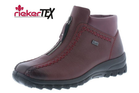 Ботинки  Rieker  бордовый  кожа/кожа искусств. Z-89149 фото в интернет-магазине | Omadey.ru