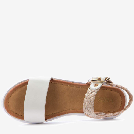 Сандалии  Betsy  белый  кожа искусств./текстиль F-90843 фото в интернет-магазине | Omadey.ru