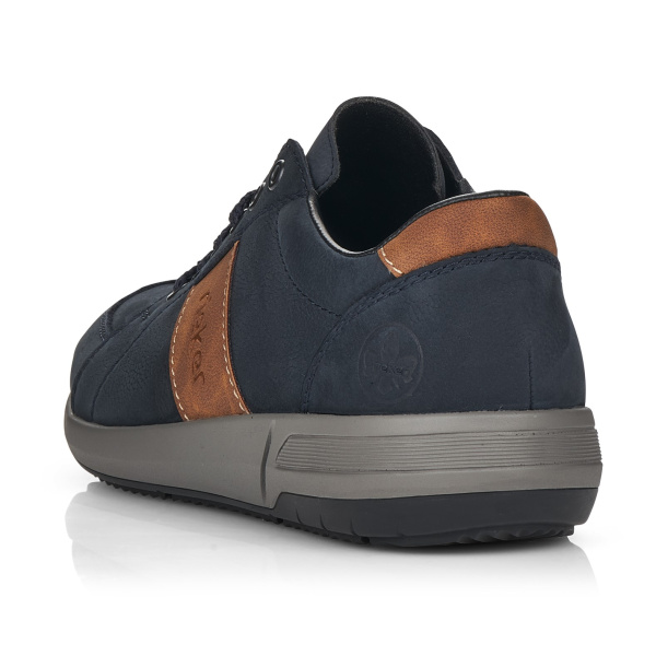 Фото Полуботинки  Rieker  синий  кожа/кожа искусств. Z-100087