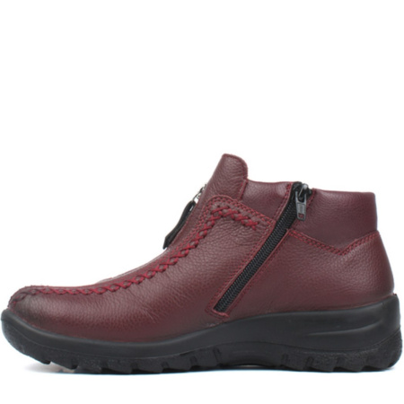 Ботинки  Rieker  бордовый  кожа/кожа искусств. Z-89149 фото в интернет-магазине | Omadey.ru