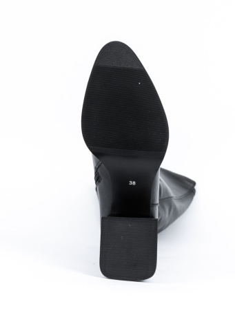 Сапоги  Baden  черный  кожа/текстиль Z-400459 фото в интернет-магазине | Omadey.ru