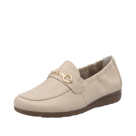 Мокасины  Rieker  бежевый  кожа/кожа искусств. F-400254 фото в интернет-магазине | Omadey.ru