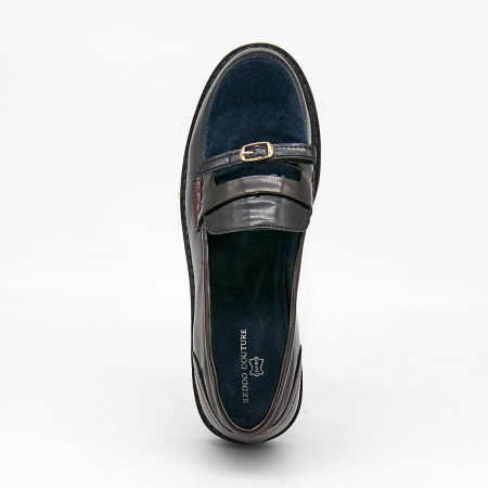 Туфли  Keddo  бордовый  кожа иск./иск.мех Z-8852 фото в интернет-магазине | Omadey.ru