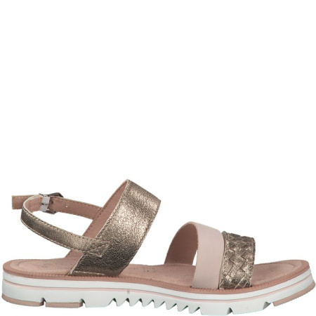 Сандалии  Marco Tozzi  розовый  кожа F-72009 фото в интернет-магазине | Omadey.ru