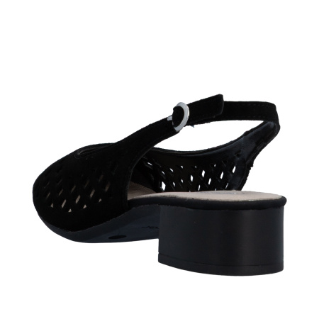 Слингбэки  Rieker  черный  кожа F-401283 фото в интернет-магазине | Omadey.ru