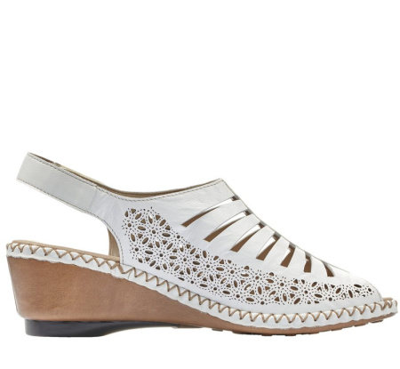 Босоножки  Rieker  белый  кожа/кожа искусств. F-80279 фото в интернет-магазине | Omadey.ru