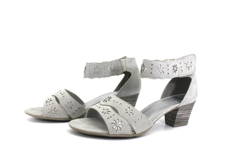 Босоножки  Jana  серый  текстиль F-7292 фото в интернет-магазине | Omadey.ru