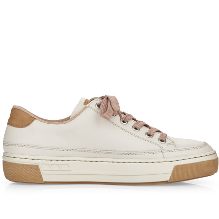 Кеды  женские Rieker  белый  кожа/кожа искусств. F-200061 фото в интернет-магазине | Omadey.ru