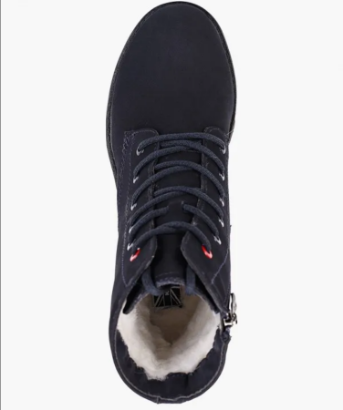 Ботинки  Keddo  синий  нубук искуств. Z-8926 фото в интернет-магазине | Omadey.ru