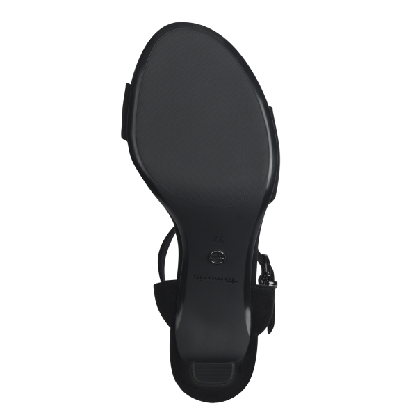 Фото Босоножки  Tamaris  черный  текстиль F-400904