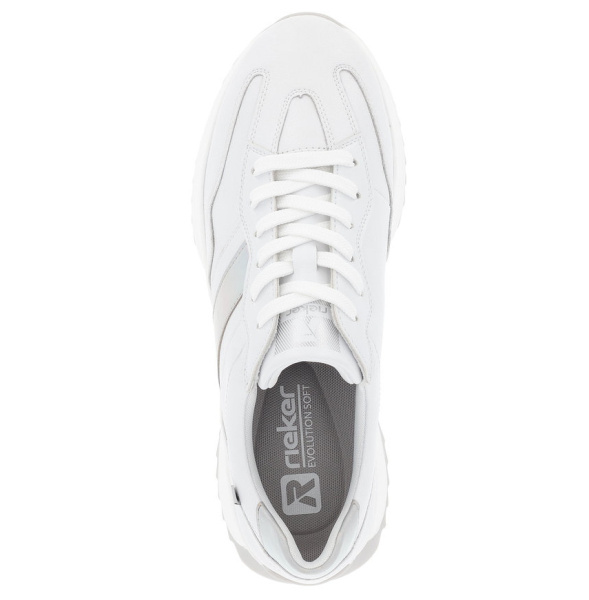 Фото Кроссовки  Rieker-Evolution  белый  кожа/кожа искусств. F-300066